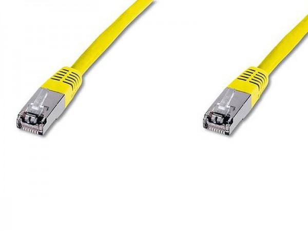 Netzwerkkabel CAT 5e F-UTP Patchkabel DK-1521-010/Y (1m gelb)